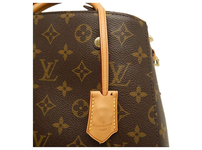 Louis Vuitton Marrone Monogram Montaigne BB - vista 18