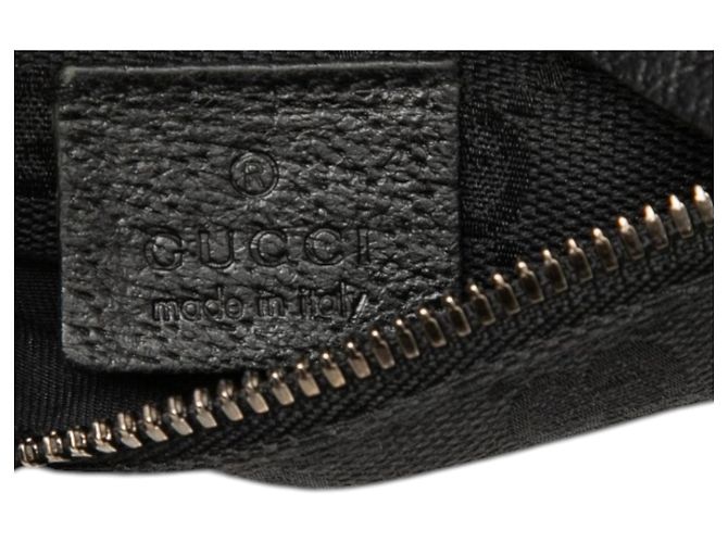 Borsa a tracolla con doppia tasca in tela GG nera Gucci Nero - vista 5