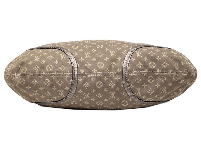 Louis Vuitton Angele Mini Lin Monogram Grigio Marrone - vista 3
