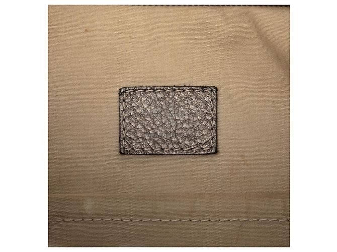 Louis Vuitton Angele Mini Lin Monogram Grigio Marrone - vista 5