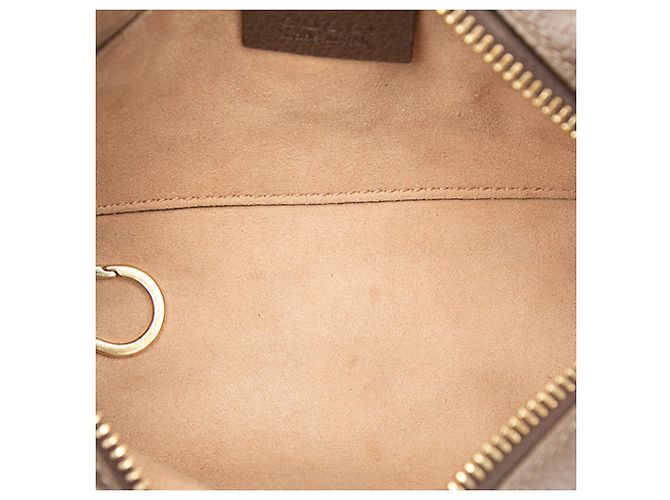 Gucci Beige Mini GG Supreme Web Ophidia Crossbody - vista 4