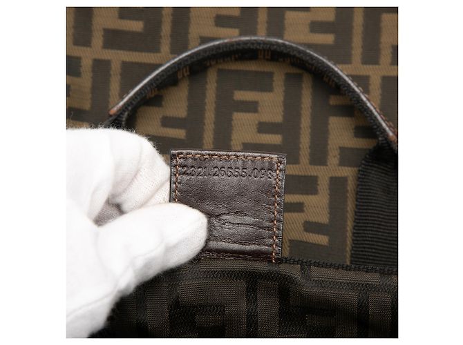 Fendi Brown Zucca Canvas Shopping Tote Braun - Ansicht 6