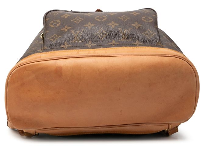 Louis Vuitton Marrone Monogram Montsouris GM - vista 3