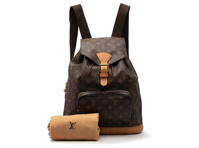 Louis Vuitton Marrone Monogram Montsouris GM - vista 8