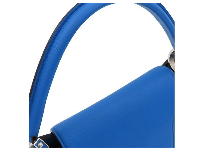Louis Vuitton Blue Taurillon Capucines GM Azul - vista 16