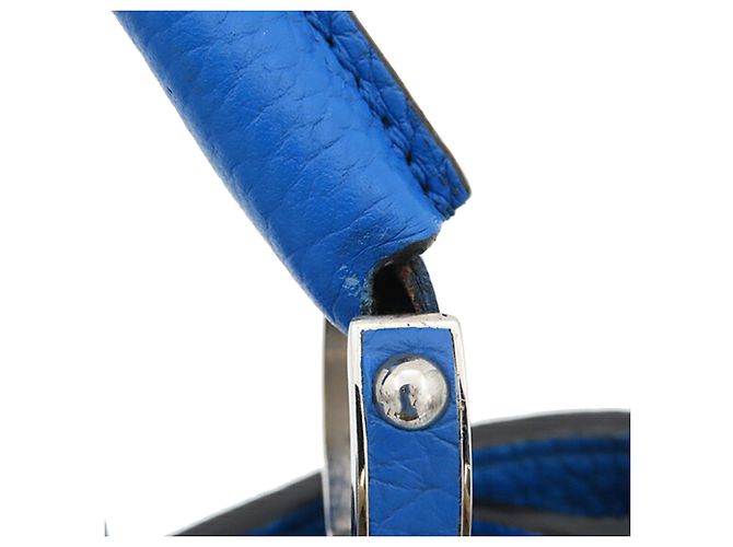 Louis Vuitton Blue Taurillon Capucines GM Azul - vista 17