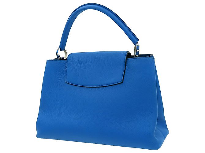 Louis Vuitton Blue Taurillon Capucines GM Azul - vista 2