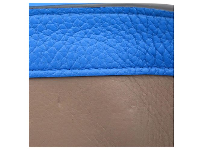 Louis Vuitton Blue Taurillon Capucines GM Azul - vista 6