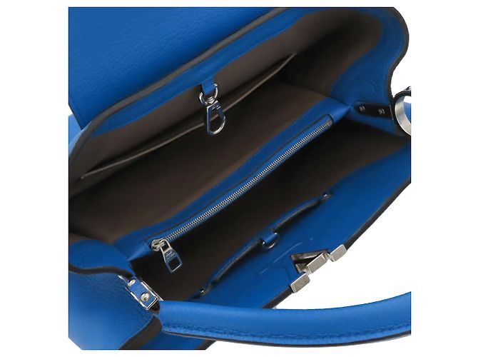 Louis Vuitton Blue Taurillon Capucines GM Azul - vista 7