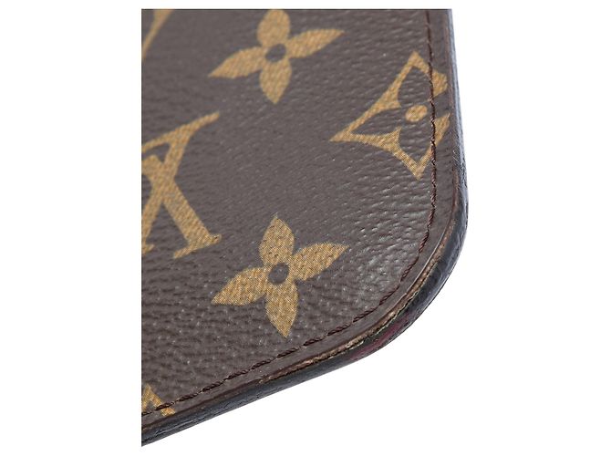 Pochette Louis Vuitton Brown Monogram Neverfull MM Marrone - vista 5