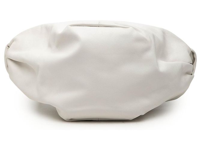 Borsa Mini Double Knot in pelle di vitello bianca Bottega Veneta Bianco Bianco sporco - vista 3