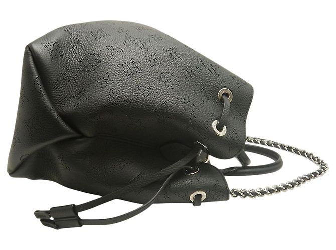 Tote Bella Monogram Mahina nero Louis Vuitton - vista 15