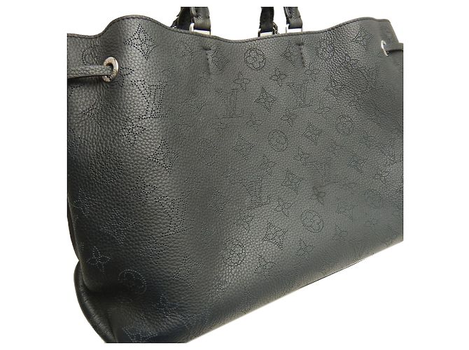 Tote Bella Monogram Mahina nero Louis Vuitton - vista 16