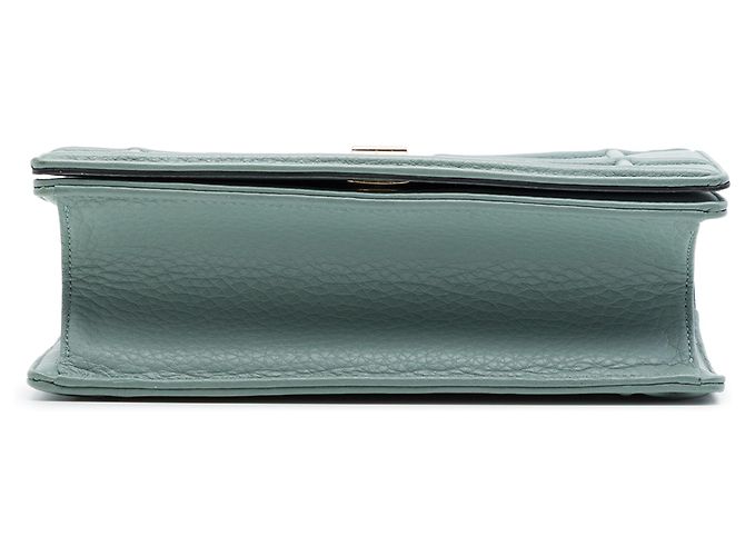 Dior Blue Small Grained Calfskin Diorama Flap Blu chiaro - vista 3