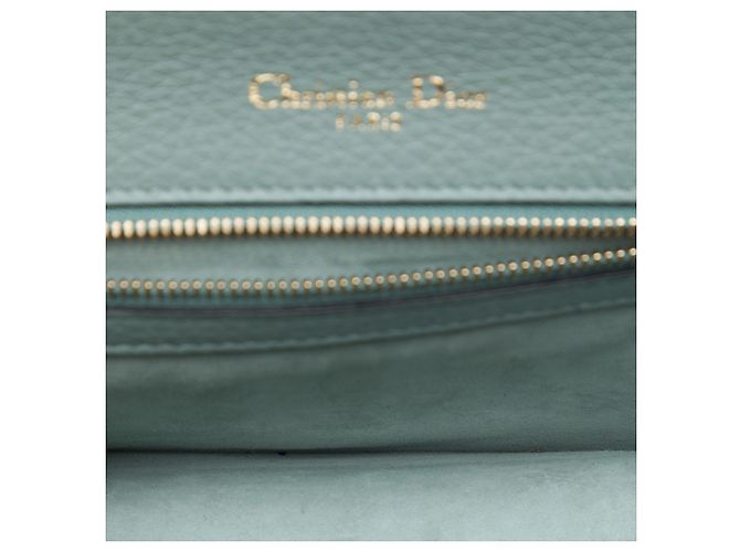 Dior Blue Small Grained Calfskin Diorama Flap Blu chiaro - vista 4