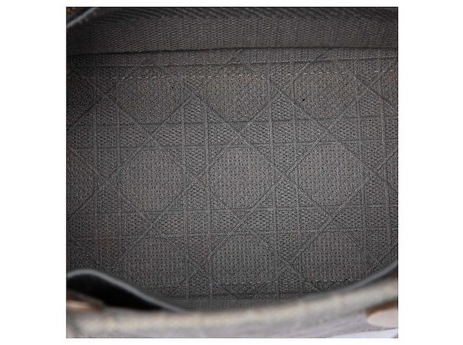 Dior Grau Canvas Cannage Lady D Lite Medium Braun - Ansicht 4