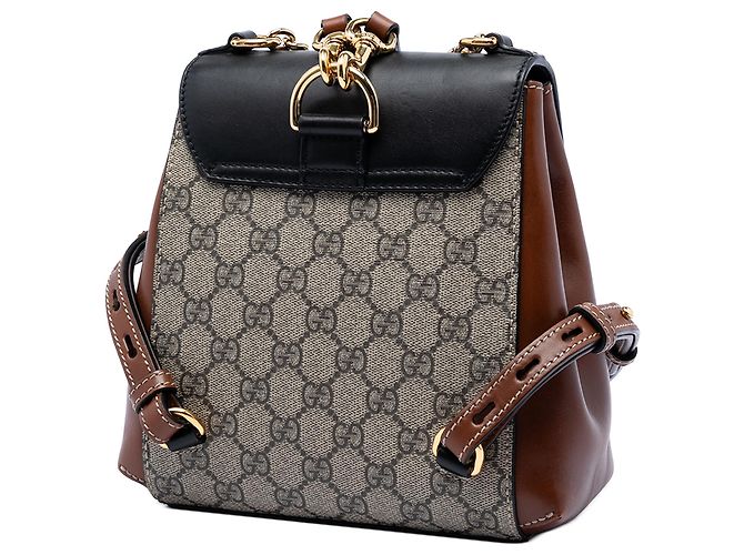 Zaino Gucci Beige GG Supreme Padlock - vista 2