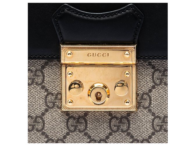 Zaino Gucci Beige GG Supreme Padlock - vista 5
