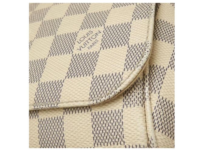 Louis Vuitton White Damier Azur Favorite MM Bianco - vista 15