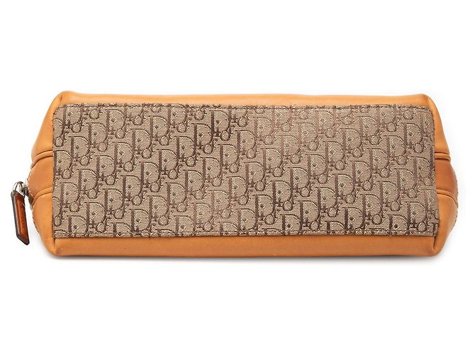 Pochette Diorissimo Trotter in tela marrone Dior Marrone chiaro - vista 3