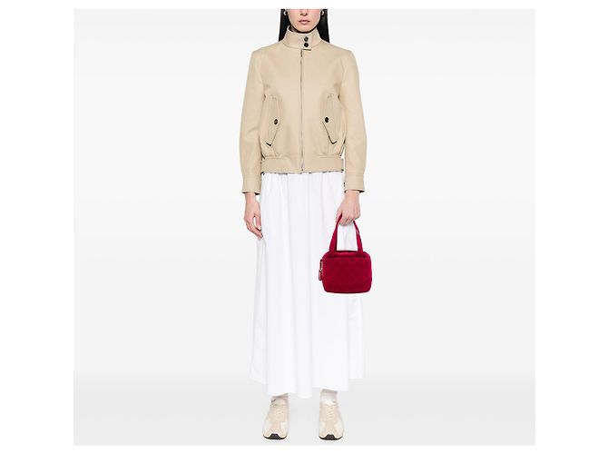 Bolsa Chanel Red CC em camurça acolchoada Vermelho - vista 6