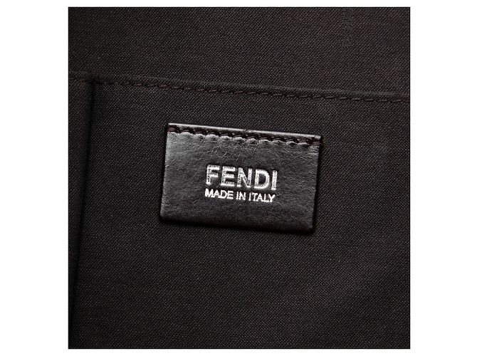 Tote Fendi Gray Zucca Spalmati Marrom - vista 5