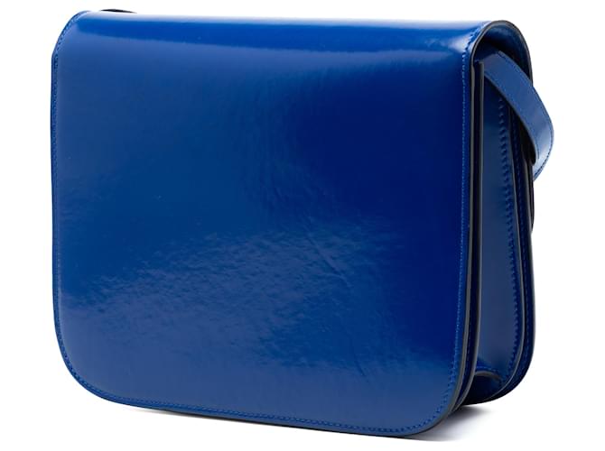 Céline Celine Blue Medium Calfskin Classic Box - vista 2