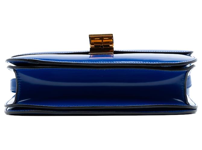 Céline Celine Blue Medium Calfskin Classic Box - vista 3