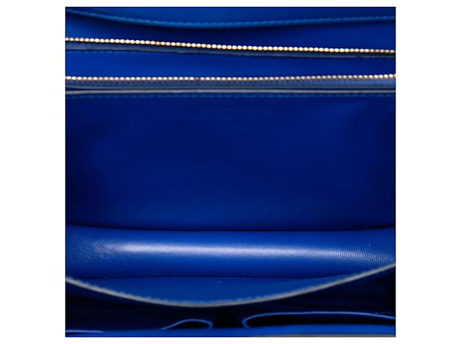Céline Celine Blue Medium Calfskin Classic Box - vista 4