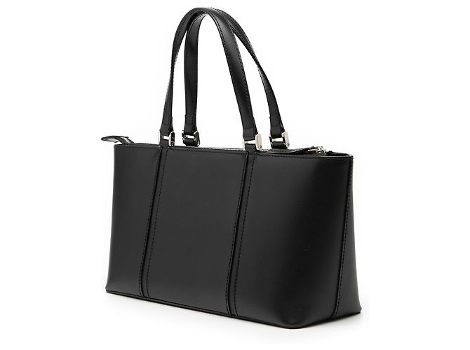 Borsa a mano in pelle nera Burberry Nero - vista 2