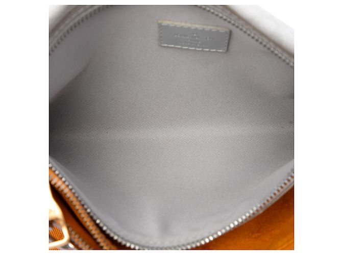 Louis Vuitton Gray Monogram Antartica Double Flat Messenger Marrone Grigio - vista 4