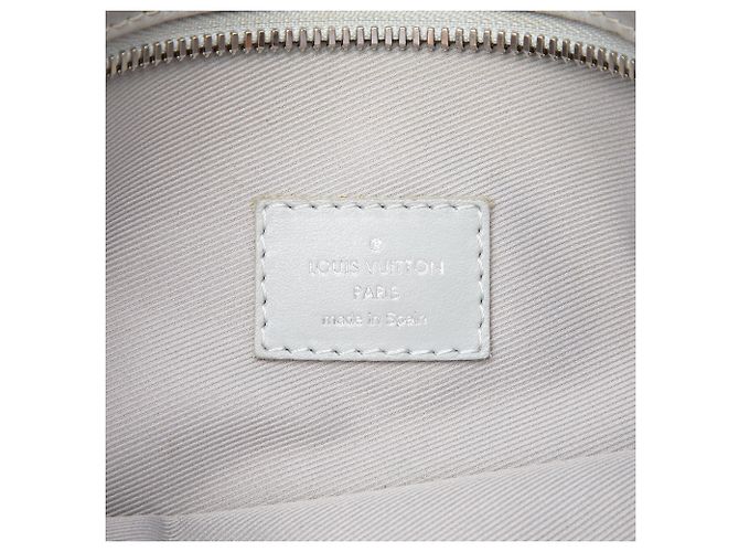 Louis Vuitton Gray Monogram Antartica Double Flat Messenger Marrone Grigio - vista 5