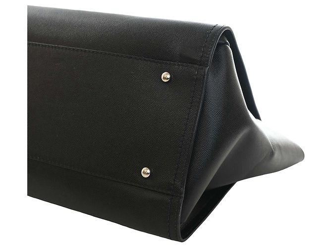 Tote Chanel Black Small Studded Caviar Deauville Nero - vista 11