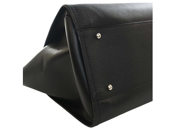 Tote Chanel Black Small Studded Caviar Deauville Nero - vista 12