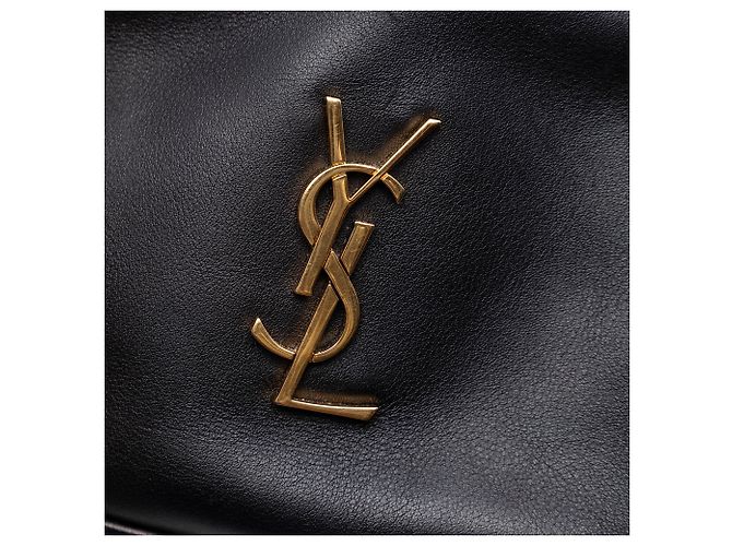 Borsa Blogger in pelle di vitello nera con monogramma Saint Laurent Nero - vista 5