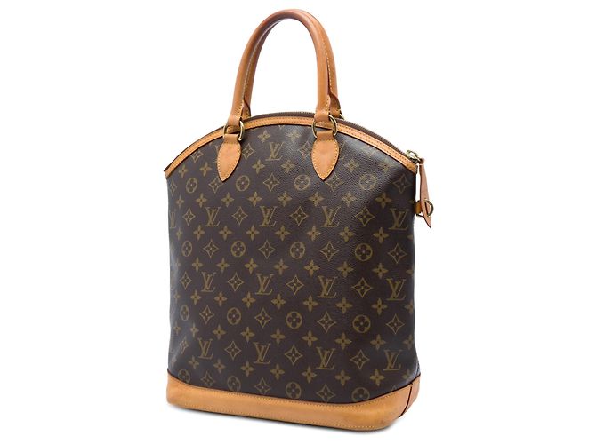 Louis Vuitton Marrón Monogram Lockit Vertical Castaño - vista 2