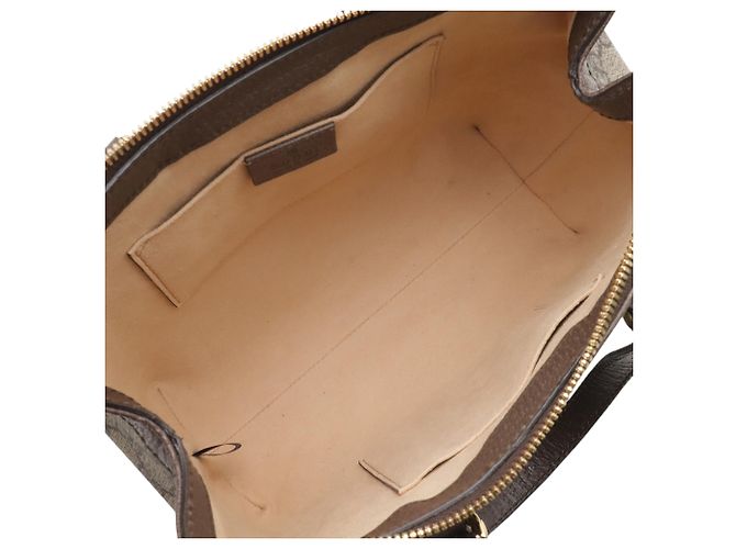 Borsa Gucci Beige Small GG Supreme Ophidia - vista 3