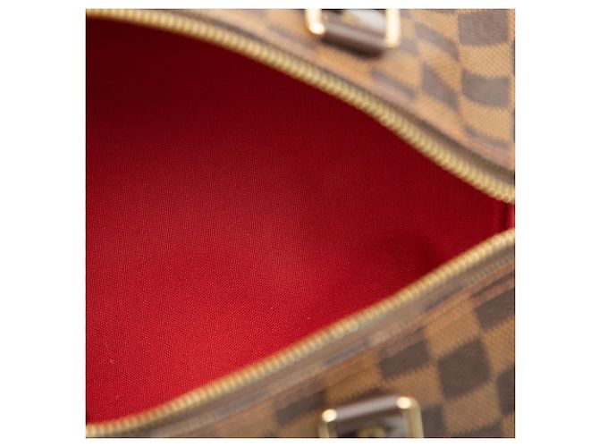 Louis Vuitton Marrone Damier Ebene Speedy 25 - vista 4
