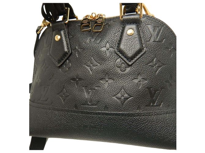 Louis Vuitton Black Monogram Empreinte Neo Alma BB Nero - vista 16