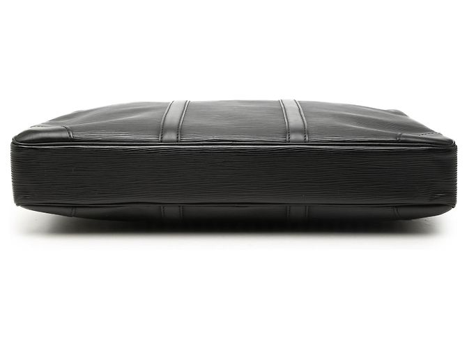 Louis Vuitton Black Epi Porte Documents Voyage Nero - vista 3