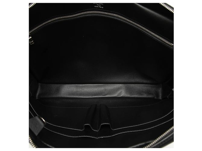 Louis Vuitton Black Epi Porte Documents Voyage Nero - vista 4