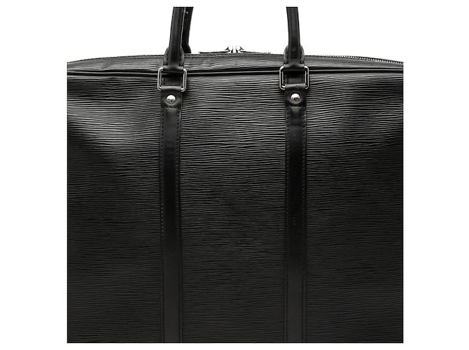 Louis Vuitton Black Epi Porte Documents Voyage Nero - vista 6