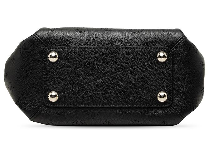 Louis Vuitton Black Monogram Mahina Babylone Chain BB Nero - vista 3
