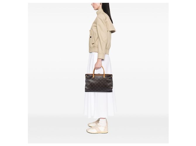 Louis Vuitton Marrone Monogram Pallas MM - vista 6
