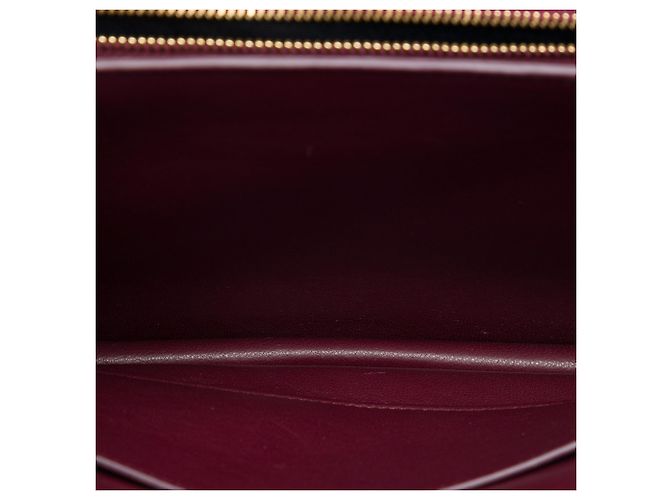 Borsa Saint Laurent Cassandra con chiusura monogramma in pelle di vitello liscia nera Nero - vista 4
