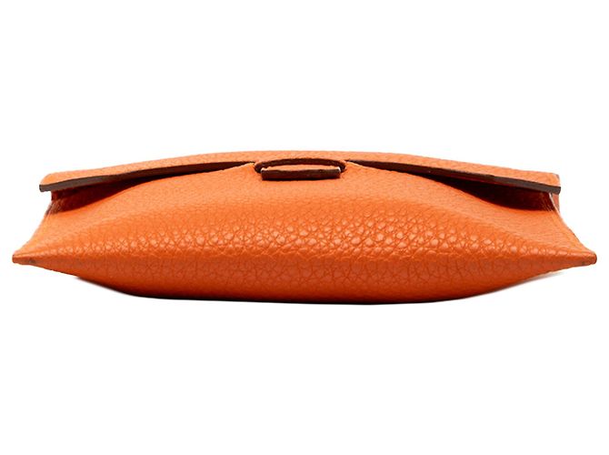 Hermès Orange Togo Amelie Arancione - vista 3