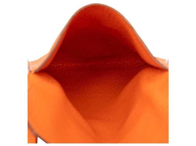 Hermès Orange Togo Amelie Arancione - vista 4