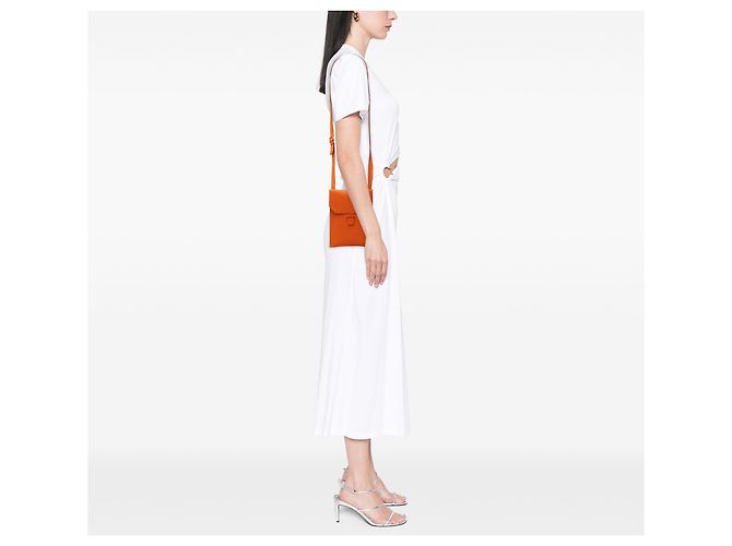 Hermès Orange Togo Amelie Arancione - vista 7