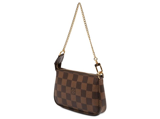 Louis Vuitton Marron Damier Ebene Mini Pochette Accessoires - vue 2