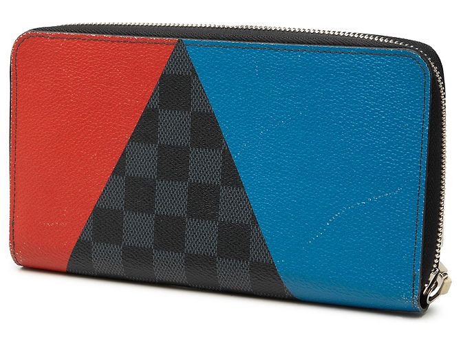 Cartera Zippy Louis Vuitton Blue Damier Cobalt Americas Cup Regatta - vista 2